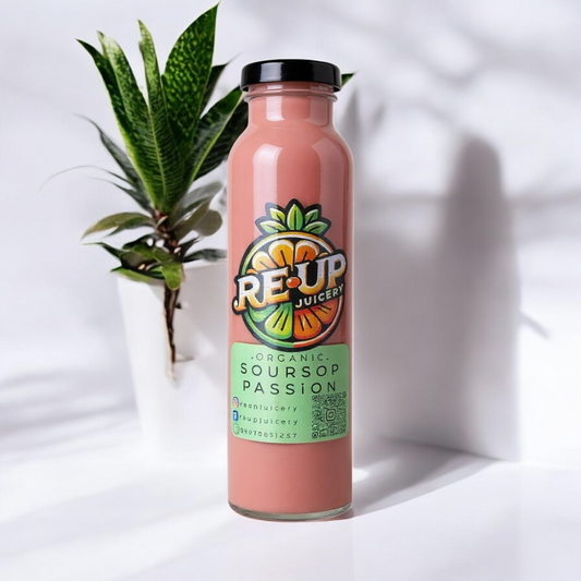 SOURSOP PASSION - Organic Cold-Pressed Soursop, Passionfruit